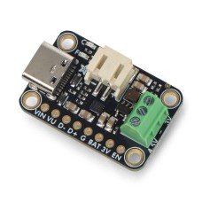 3.3V Li-Po Battery Charging Module bq25185 USB Type-C/DC/Solar Panel - Adafruit 6092