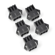 3-pin female socket housing - 2.5mm pitch - 5pcs