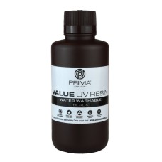 Resin for 3D printer - PrimaCreator Value Water Washable UV Resin 500ml - Black