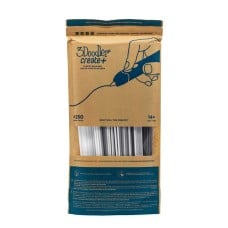 3Doodler Create+ ABS plastikas 3 mm - 250 vienetų - pilkos spalvos