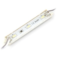 3x LED SMD5050 12V IP65 šaltai balta