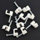 Set of clamps for flat cables 4 / 4mm - white - 100pcs 