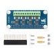 4-Channel Current, Voltage and Power Monitoring HAT for Raspberry Pi - I2C/SMBus - Waveshare 17539