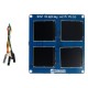 4 kvadratinių IPS TFT ekranų 1.54 colio 240x240 pikselių modulis - Raspberry Pi Pico W, RTC, BME280 - SB komponentai SKU30293