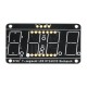 0.56" 4-Digit 7-Segment Display Backpack module - White I2C - STEMMA QT/Qwiic - Adafruit 1002