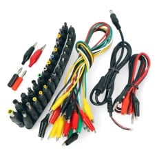 A set of 45 connectors and power cords