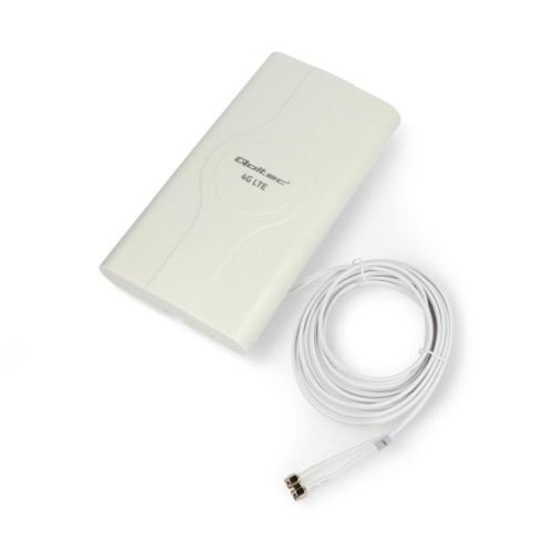4G LTE DUAL Antenna with Dual SMA Connector - 30dBi - Internal - Qoltec 57013 4G LTE DUAL Antenna with Dual SMA Connector - 30dBi - Internal - Qoltec 57013