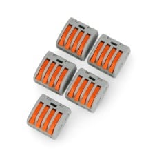 4pin 32A / 400V electric cube - orange