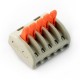 5pin 250V electric cube - orange