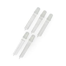 5mm RGB LED matte coefficient cathode