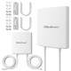 5G LTE antena - 14dBi - išorinė - Qoltec 57022