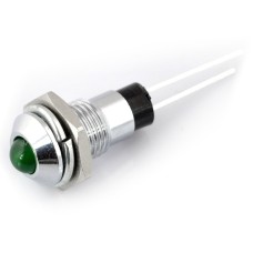 5mm LED holder - metal convex - 5pcs
