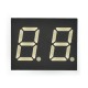 7-segment display x2 - 10mm red - cathode 