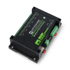 8 kanalų relinis modulis su optoizoliacija - 10A/250VAC/30VDC kontaktai - 7V-36V ritė - Modbus PoE - Waveshare 24964