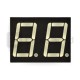 8-segment display x2 - 14mm green