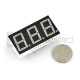 8-segment display x3 - 14mm red