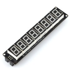 LED ekrano modulis, 8 skaitmenų, suderinamas su Arduino