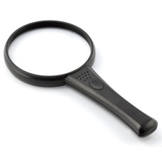 Magnifier with LED backlight 90mm x2/x4