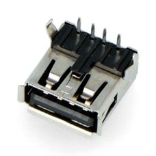 Type A USB port - THT