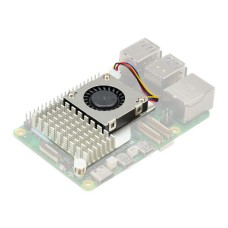 Active cooling - radiator + fan for Raspberry Pi 5