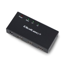 Active splitter 2x HDMI 4K/2K 3.4Gb/s - Qoltec 51796