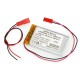 Akyga 1100mAh 1S 3.7V Li-Pol battery - 55x32x6.2mm 