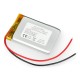 Akyga Li-Pol elementas 1200mAh 1S 3.7V - laidai 100mm - 50x34x6mm