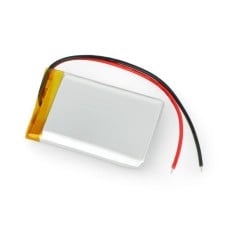 Akyga Li-Pol elementas 1200mAh 1S 3.7V - laidai 100mm - 50x34x6mm