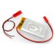 Akyga Li-Pol cell 1700mAh 1S 3.7V - JST-BEC connector + socket - 58x30x10mm