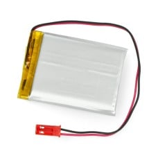 Akyga 1850mAh 1S 3.7V Li-Pol battery - 52x44x7mm 