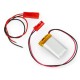 Akyga Li-Pol elementas 250mAh 1S 3.7V - JST-BEC jungtis + lizdas - 30x17x6mm