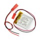 Akyga Li-Pol battery 400mAh 1S 3.7V - JST-BEC connector + socket - 35x30x4mm 