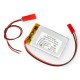Akyga Li-Pol cell 750mAh 1S 3.7V - JST-BEC connector + socket - 50x34x4.4mm