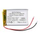 Akyga Li-Pol battery 980mAh 1S 3.7V - cables 80mm - 50x34x5.7mm