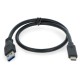 Akyga USB 3.0 type A - USB 3.1 type C cable 0.5m AK-USB-24 