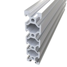 Aliuminio profilis V-Slot 2080 anoduotas sidabrinis 500mm 
