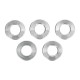 Aliumininis tarpiklis 6mm M5 - 5 vnt