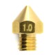 Printer nozzle 1mm MK8 - filament 1.75mm - copper