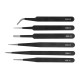 Antistatic tweezers set - ESD - 6 pcs