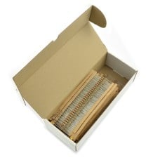 Set of THT 1/4W resistors described - 2640 pcs
