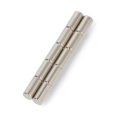 Apvalus neodimio magnetas 10x4mm - 10 vnt