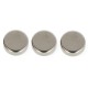 Apvalus neodimio magnetas N38/Ni+Cu+Ni - 8x3mm - 10 vnt.