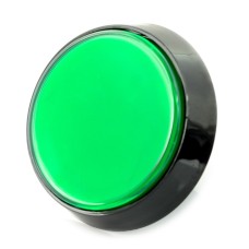 Arcade mygtukas 6 cm žalias su apšvietimu 