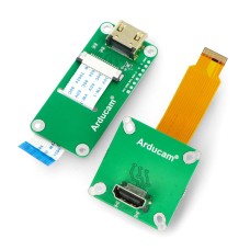 Arducam adapter board - CSI - HDMI - for HQ 12MP IMX477 Raspberry Pi camera - FPC 15 pin 60mm - ArduCam B0282