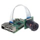Kamera ArduCam Sony IMX219 8MPx su CS laikikliu, naktinis matymas su objektyvu LS-2718, skirtas Raspberry Pi