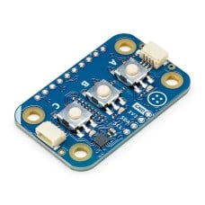 Arduino Modulino mygtukai - interaktyvus modulis su 3 mygtukais ir šviesos diodais - Qwiic - ABX00110