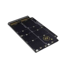 Argon ONE V5 Dual M.2 NVMe – plokštė su 2 M.2 NVMe lizdais, skirta Raspberry Pi 5