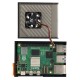 Argon Poly+ 5 – ABS korpusas su 30 mm PWM ventiliatoriumi, skirtas Raspberry Pi 5 – juodas