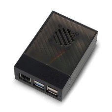Argon Poly+ 5 – ABS korpusas su 30 mm PWM ventiliatoriumi, skirtas Raspberry Pi 5 – juodas