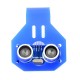 Mounting bracket for distance sensor HC-SR04 - blue 